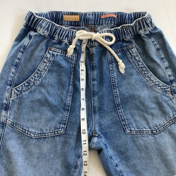 Anthropologie Drawstring Utility Jeans Sz XS - Picture 6 of 9